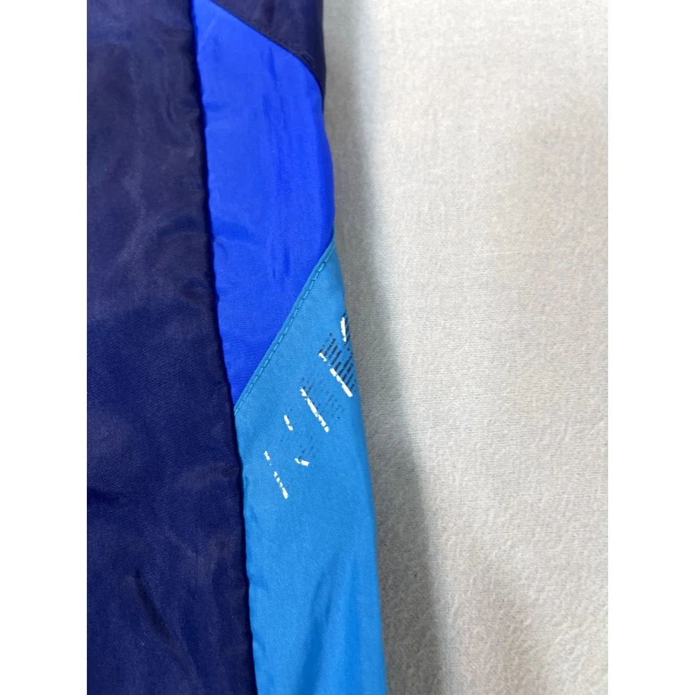 Nike‎ Blue Windbreaker Pants Large Joggers.Vintage 90s Gray Tag Ankle Zip